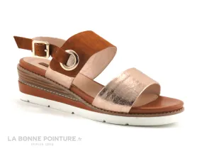 Achat chaussures Fugitive Femme Sandale et Nu-pieds, vente Fugitive BAYANE - Camel Nude Gold - Nu-pieds Femme