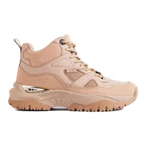 Baskets Big Star pour femme KK274355 beige