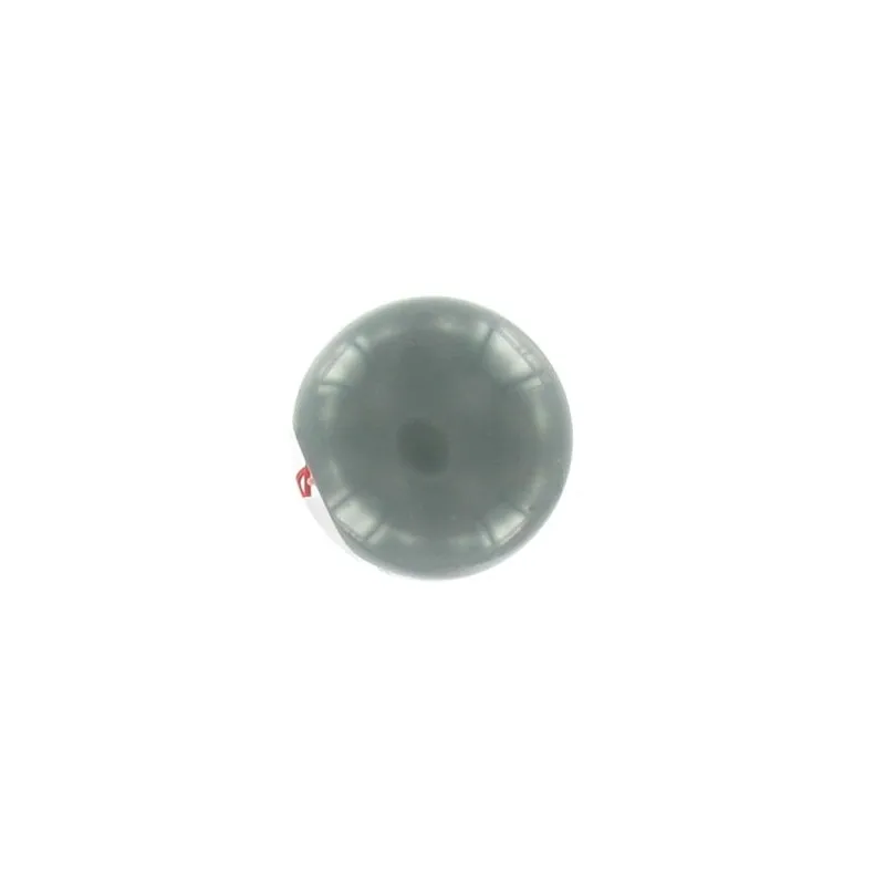 Bouton boule polyester gris