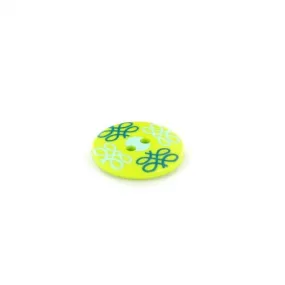 Bouton polyester Tante Ema Arabesque - vert