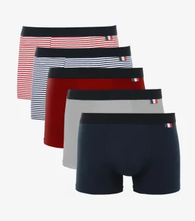 Boxer Homme x5 - Pack Intemporel