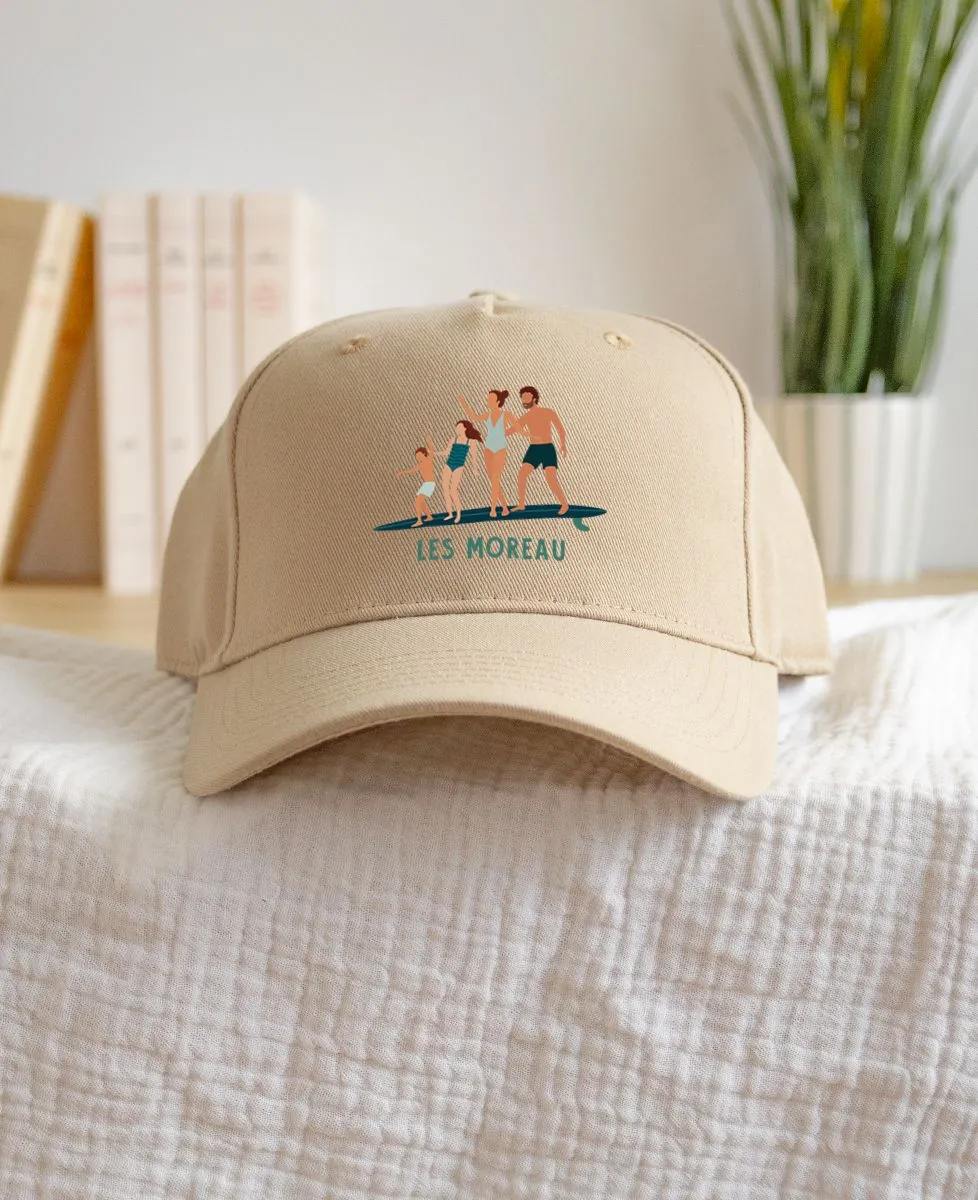 Casquette Famille en surf personnalisé