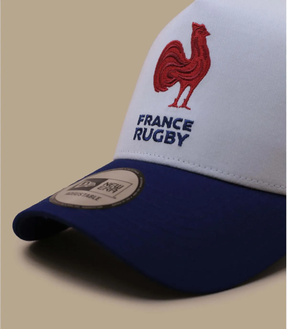 Casquette trucker bleu marine coq rouge FFR - Casquette   FFR Core Ef Trucker Co French Federation Of Rugby New Era : Headict