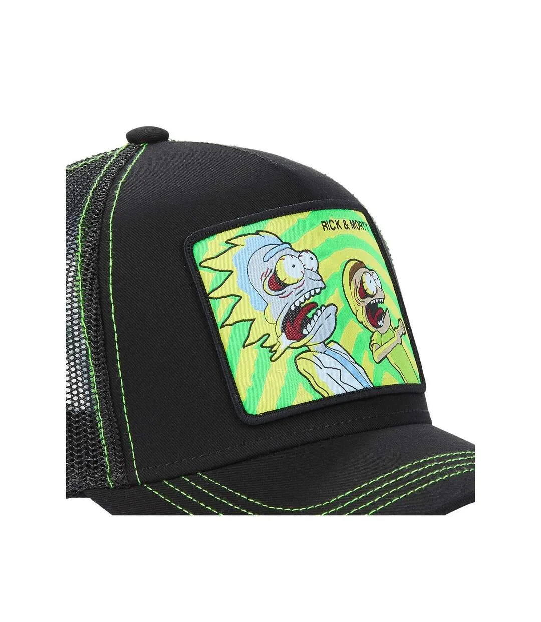 Casquette trucker Rick et Morty Psy Capslab