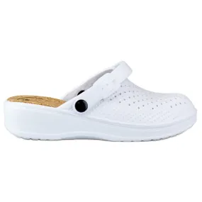 Chaussons femme confortables avec doigts recouverts blanche