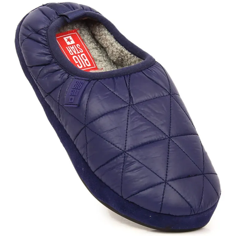 Chaussons élastiques isolés Big Star KK274605 bleu foncé