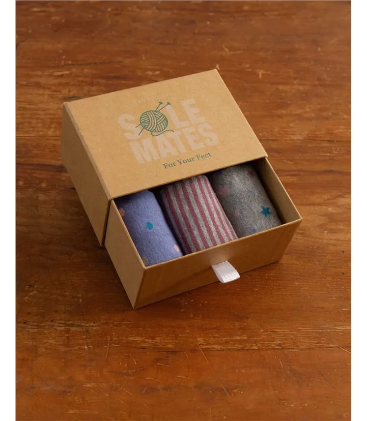 Coffret cadeau chaussettes - Femme - Bambou mélangé