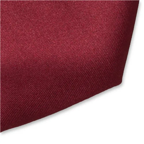 Cravates / Cravate bordeaux en polyester satin 