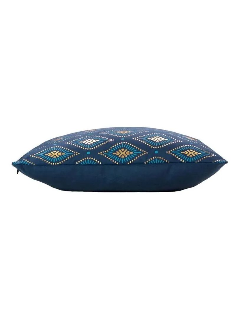 Housse de coussin 40x40 cm velours Sofia - Bleu