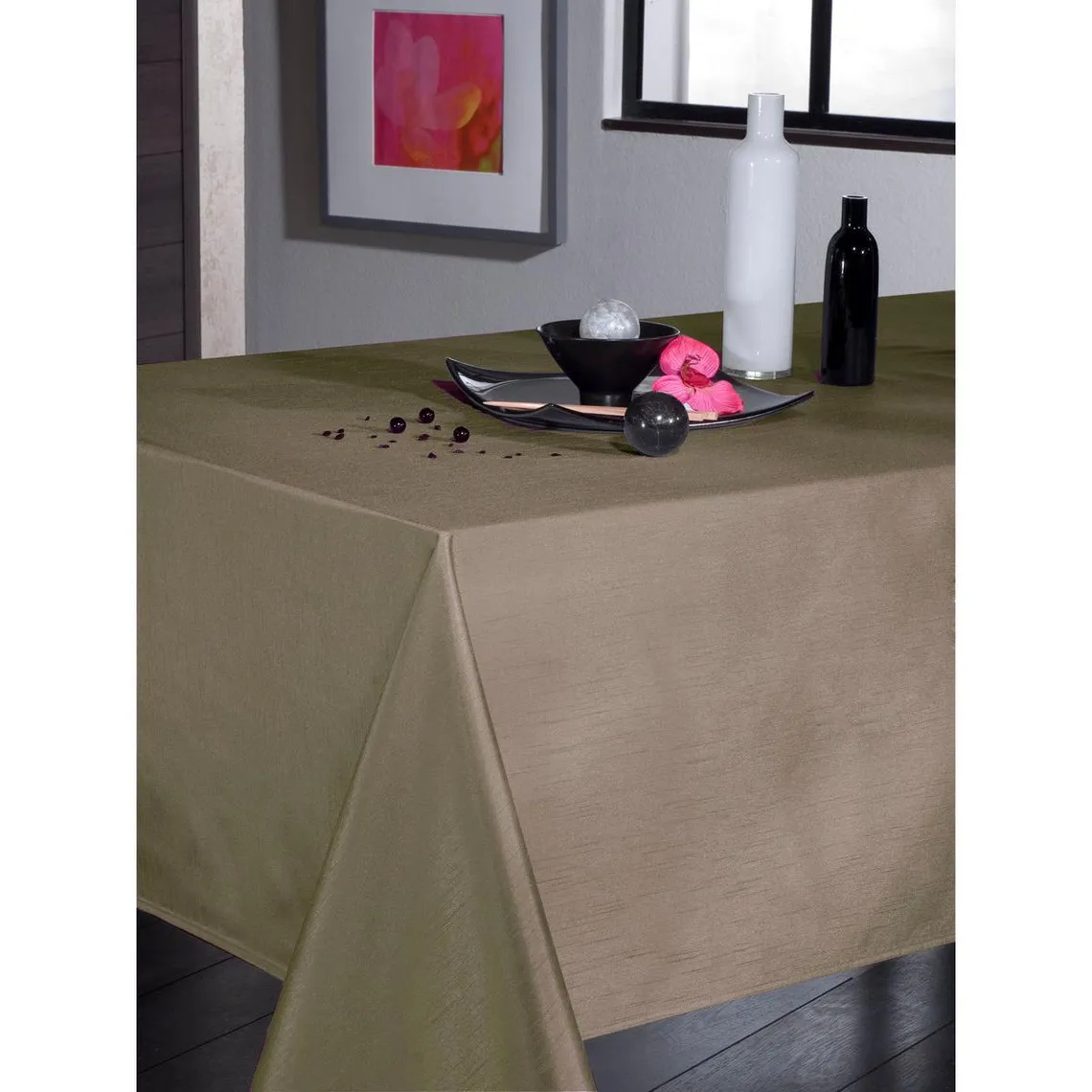 Nappe EFFET SOIE Taupe | 3 Suisses