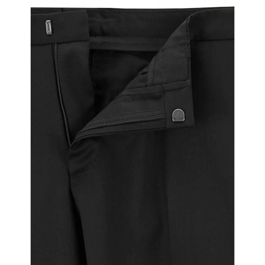 pantalon de costume noir laine vierge, sytle habillé, boss, slim fit