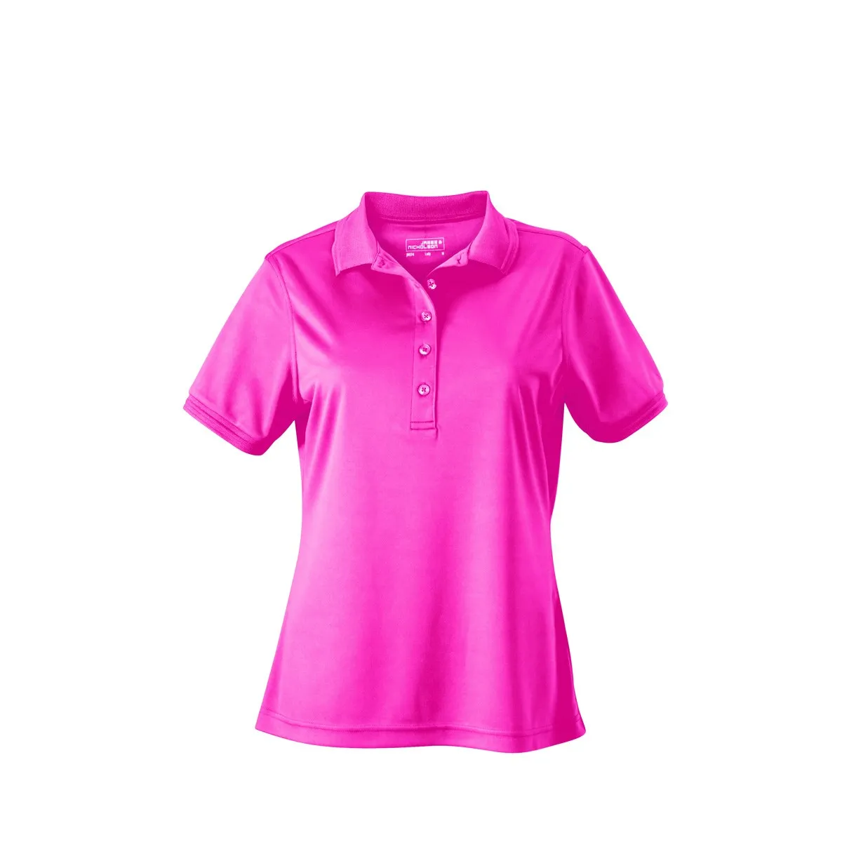 Polo micro-polyester FEMME JN574 - rose 