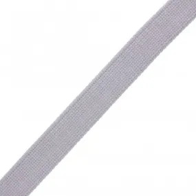 Sangle polyester lurex 30 mm - gris souris/argent