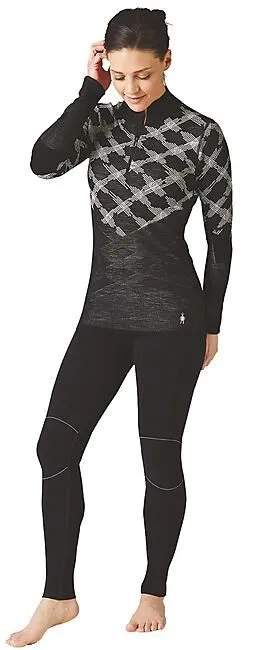 T-SHIRT WOMEN'S INTRAKNIT MERINO 200 PATTERN 1/4 Z